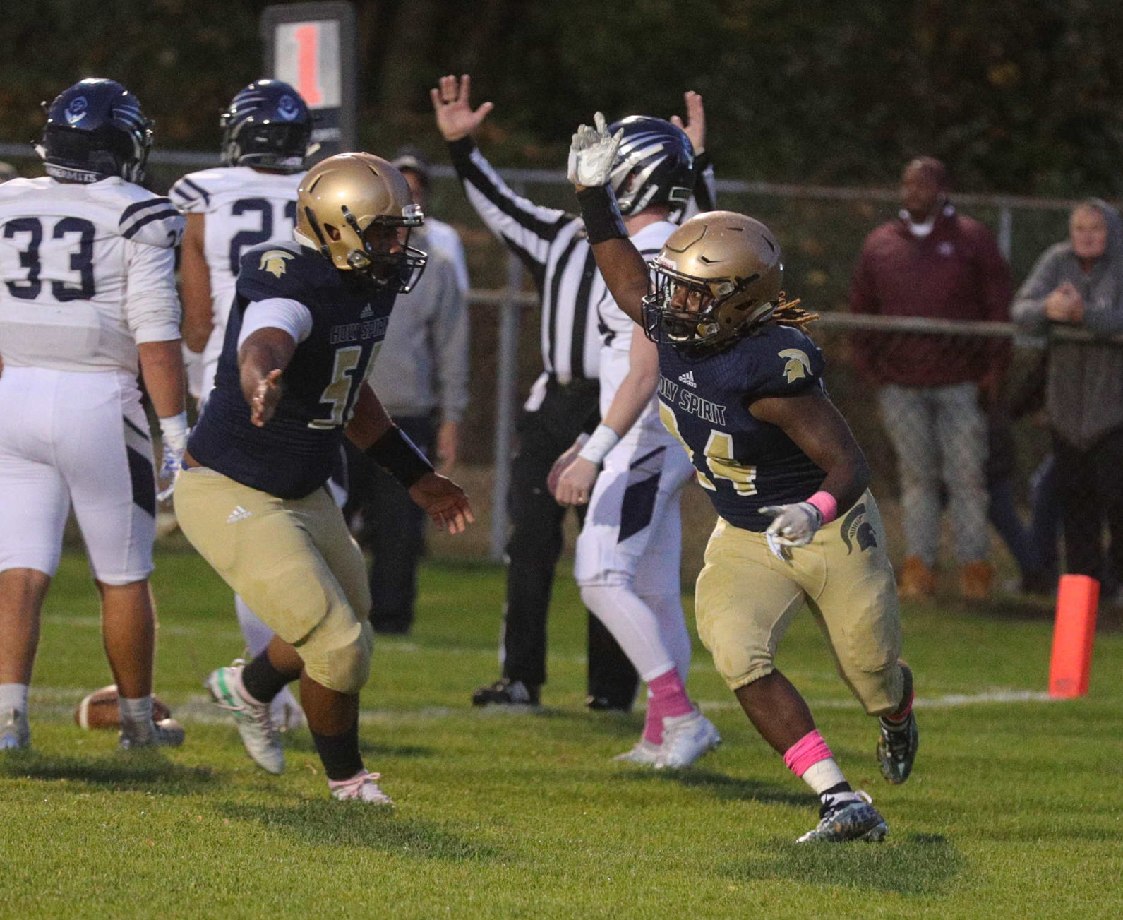 St. Augustine Prep vs Holy Spirit football game